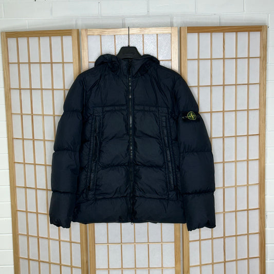 Stone Island Garment Dyed Crinkle Reps NY Down 'Navy' (L)