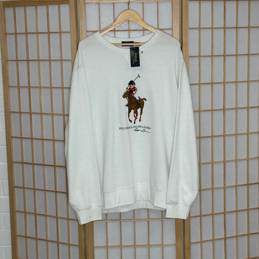 Ralph Lauren Polo Bear Jockey Crewneck New (XXL)