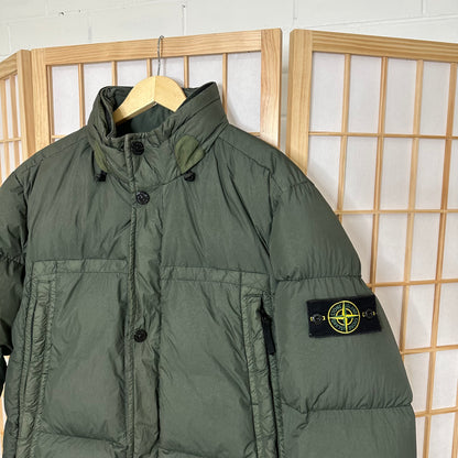 Stone Island Garment Dyed Crinkle Reps NY Down 'Khaki' (XL)