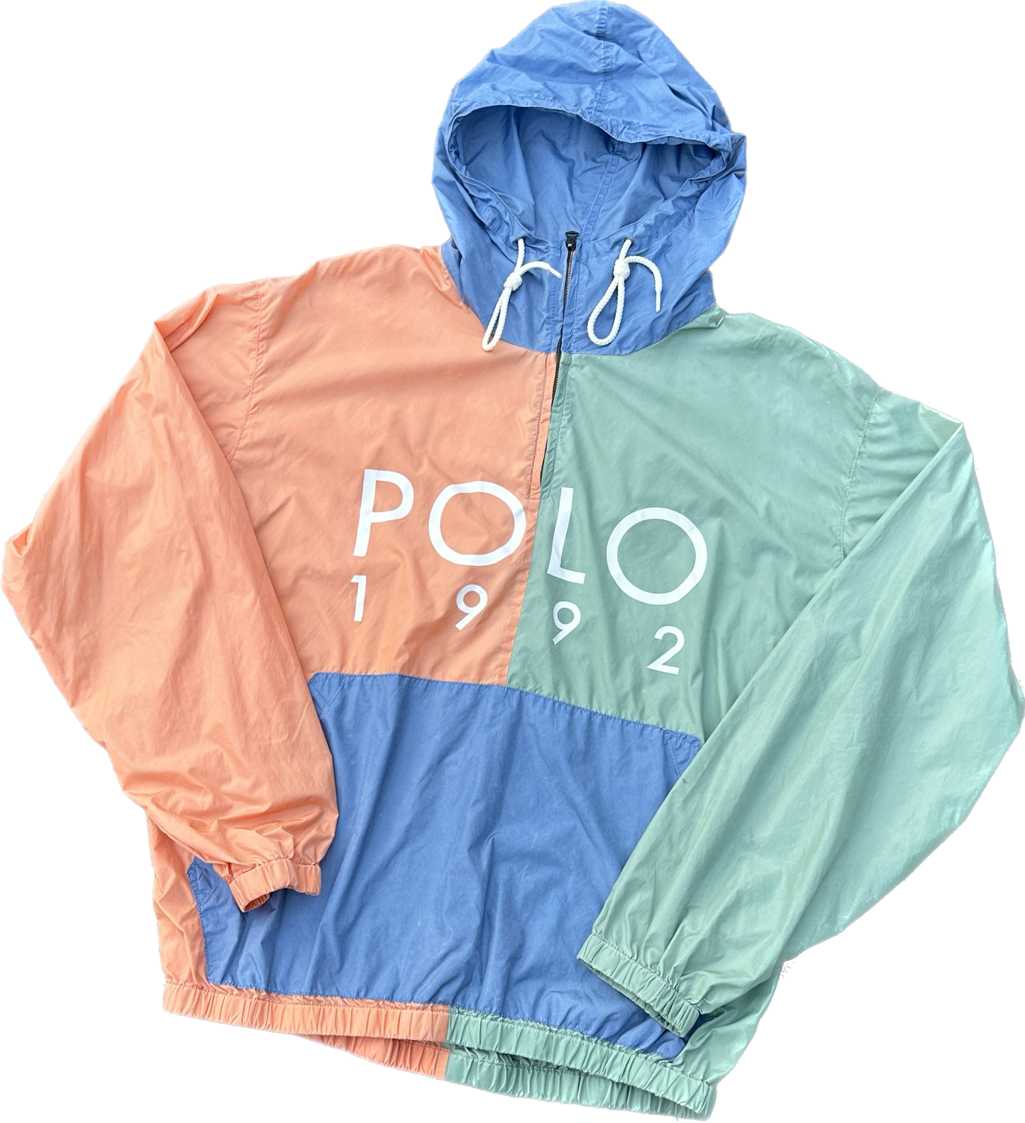 Polo 1992 Pastel Colour Block Windbreaker (M)