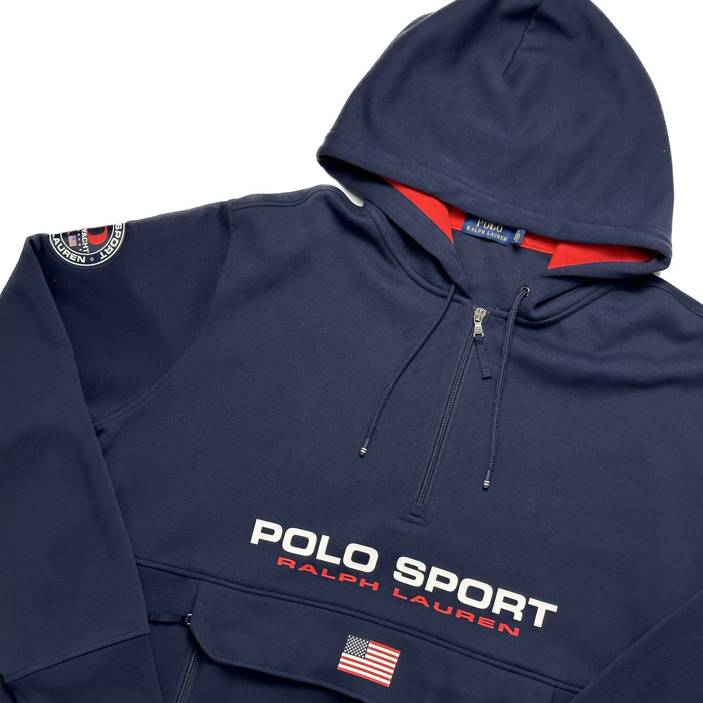 Polo Sport 12M Yacht Challenge Kangaroo Hoodie New (XXL)