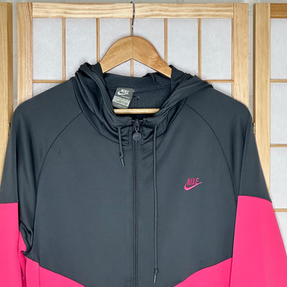 00's Nike Pink/Grey Hoodie (M)