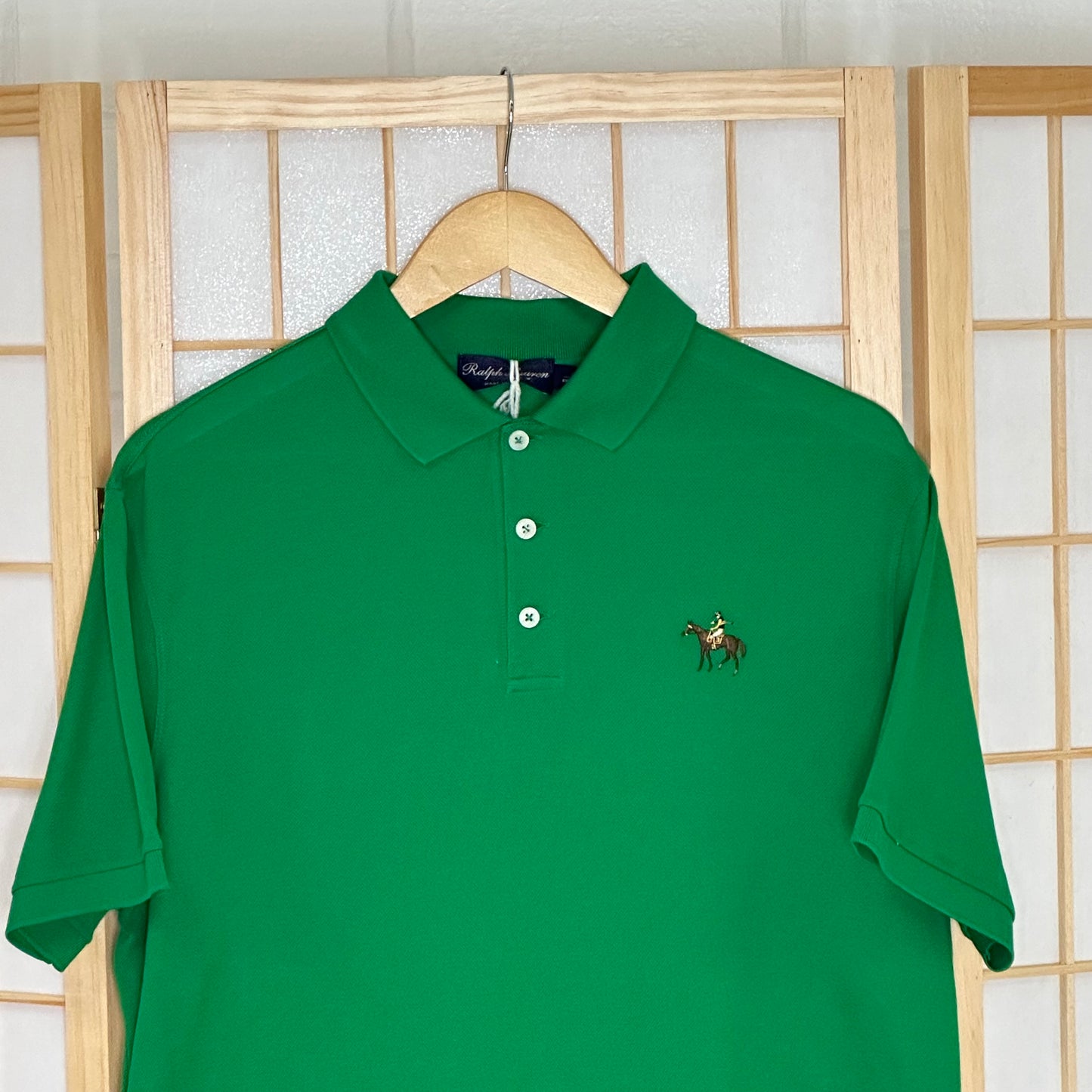 Purple Label Ralph Lauren Green Polo (L)