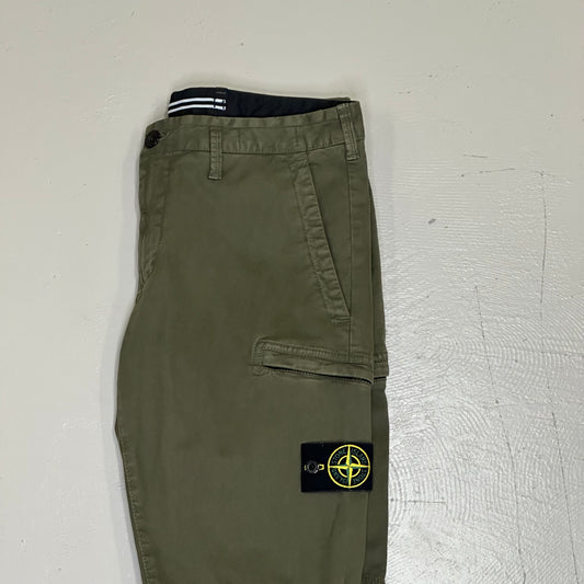 Stone Island Khaki Cargo Pants New (31)