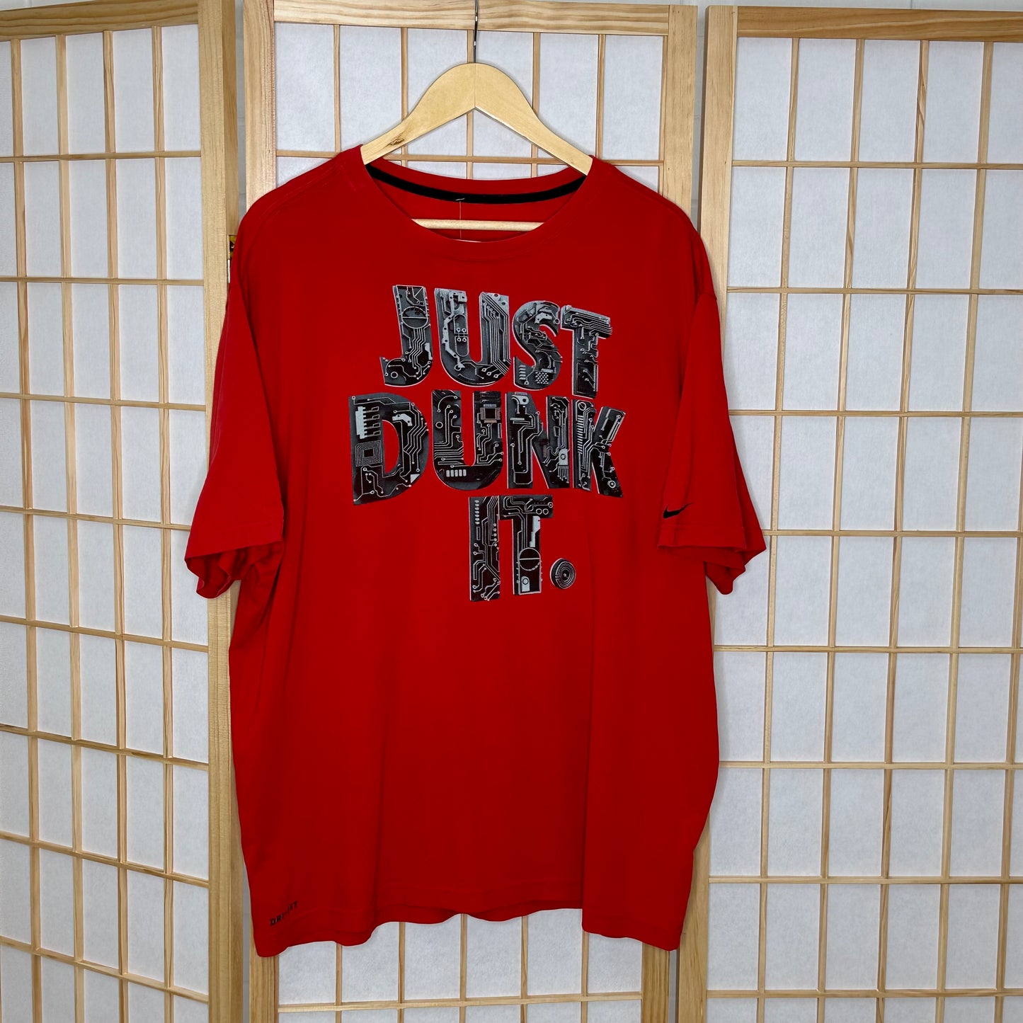 Nike Red Just Dunk it Tee Red (XL)