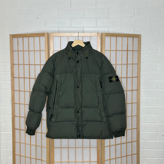 Stone Island Garment Dyed Crinkle Reps NY Down 'Khaki' (XL)