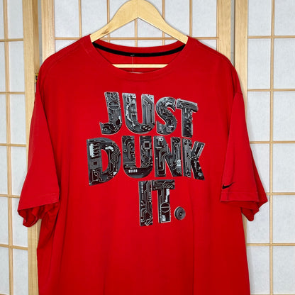 Nike Red Just Dunk it Tee Red (XL)