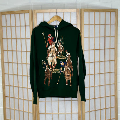 Ralph Lauren 5 Horseman Green Hoodie