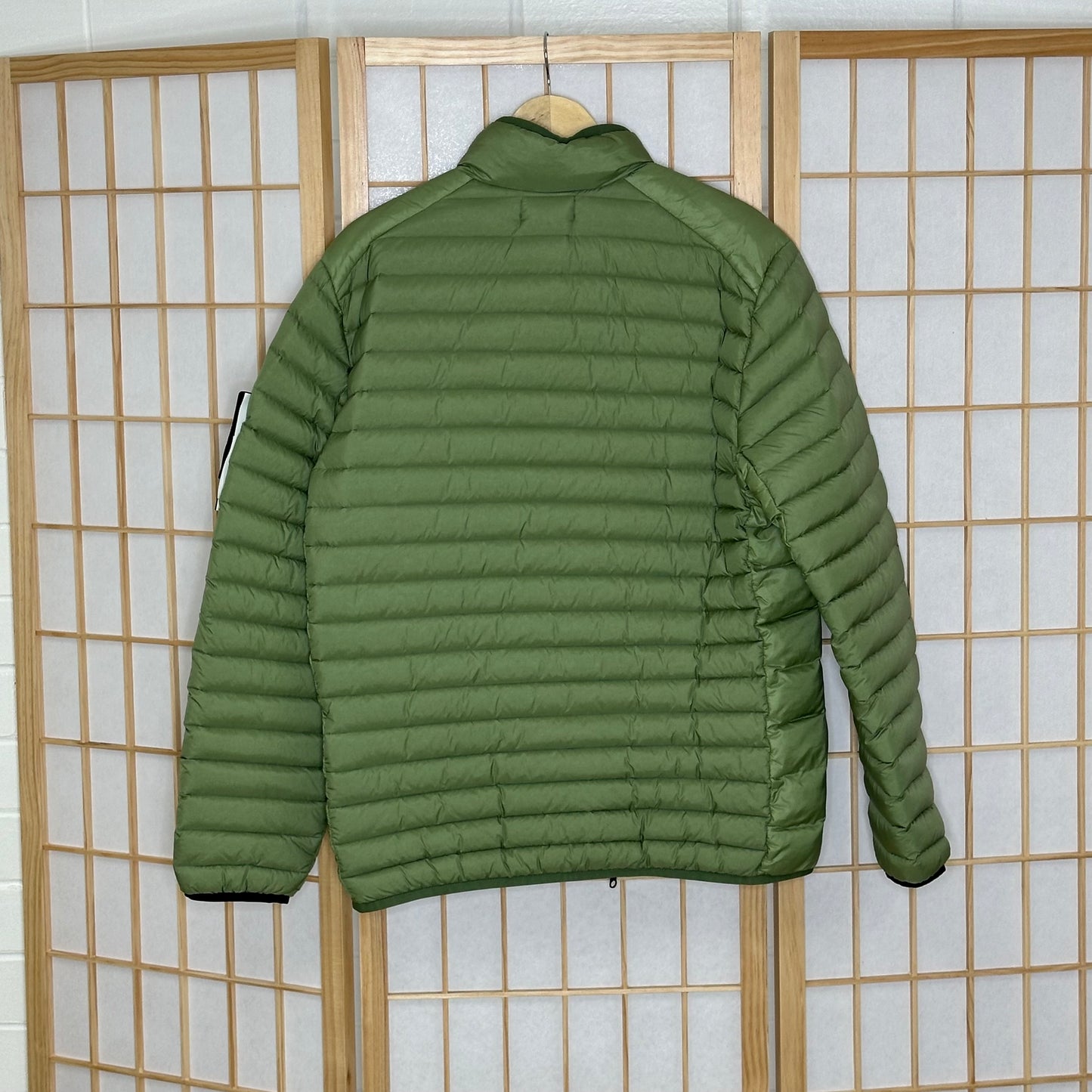 Stone Island Loom Woven Sage Down Jacket (L)