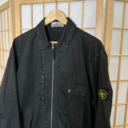 Stone Island Black Overshirt (XXL)