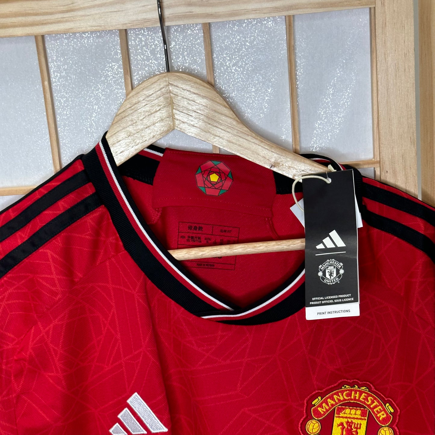 Adidas Manchester United 2024 Home Football Jersey (XL)