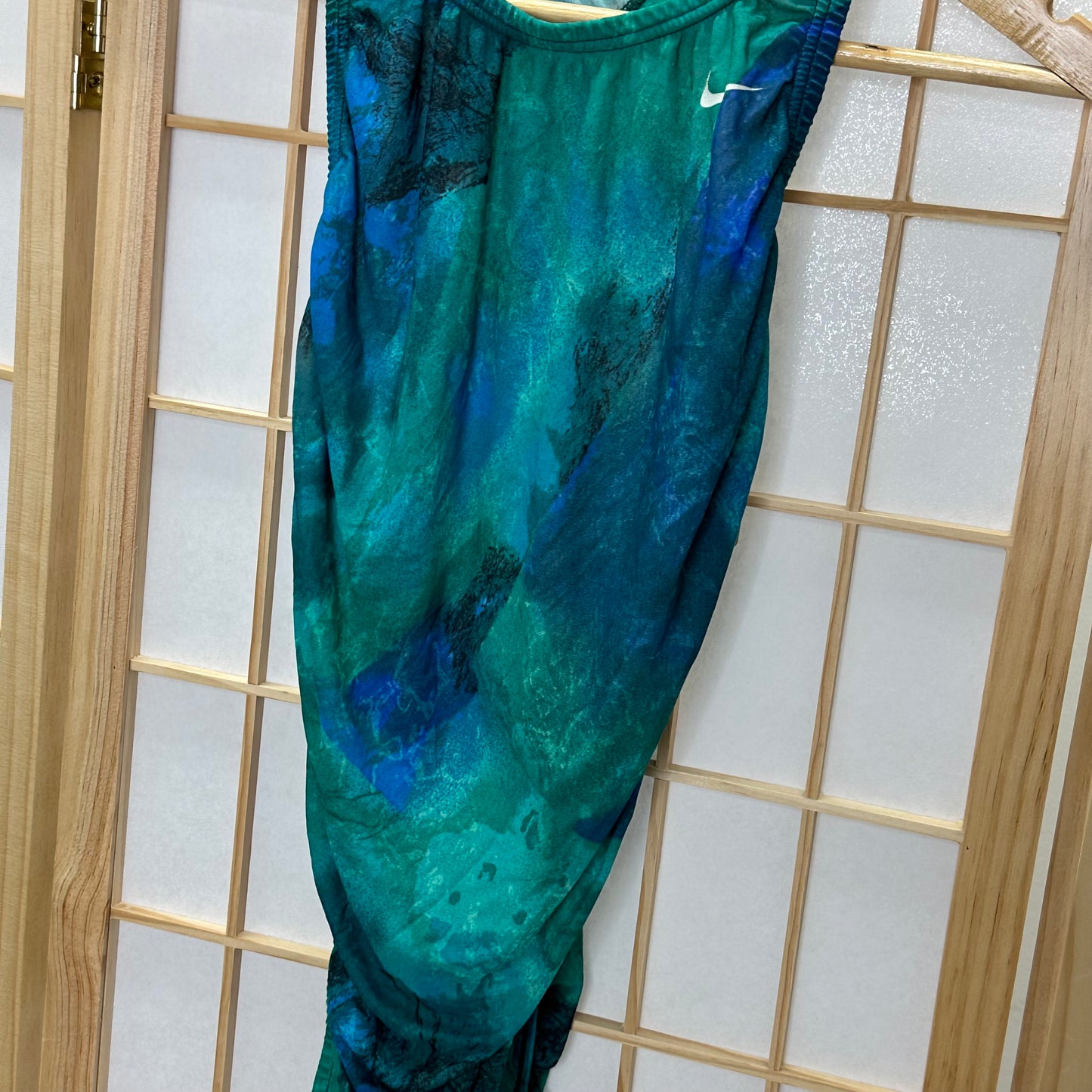 Nike Vintage Swimsuit Green New (Women's 7/8)