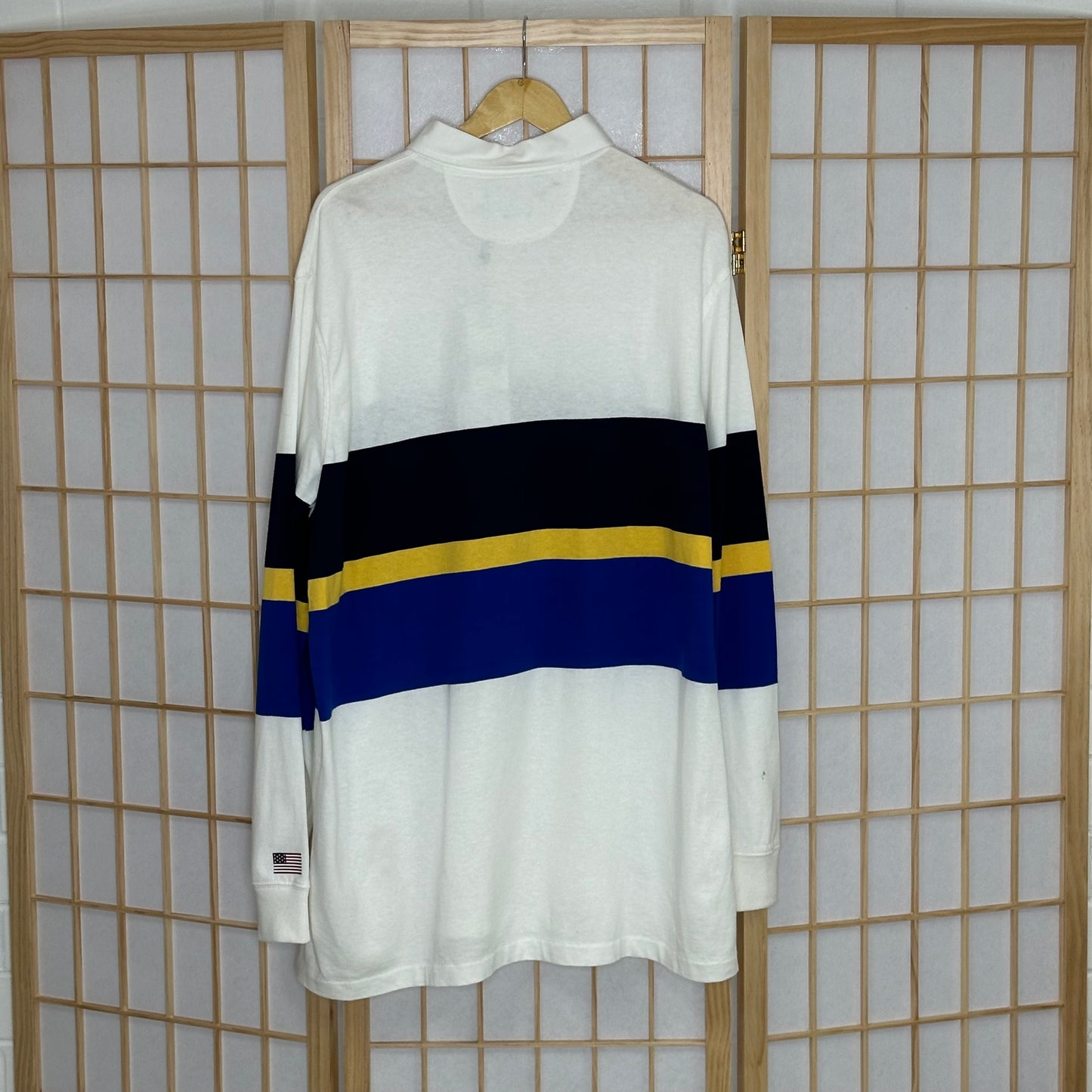 Polo Sport Spellout Colour Block White New (XXL)