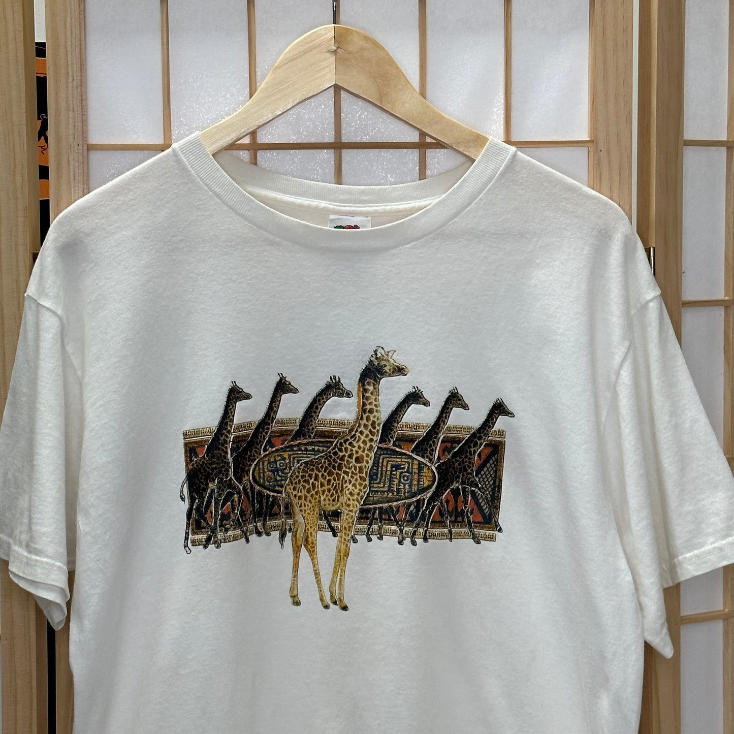 Giraffe Tee White (XL)