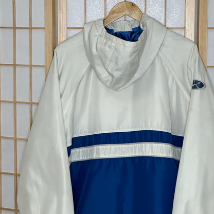 Nike Blue & White Basketball Jacket (Youth M)