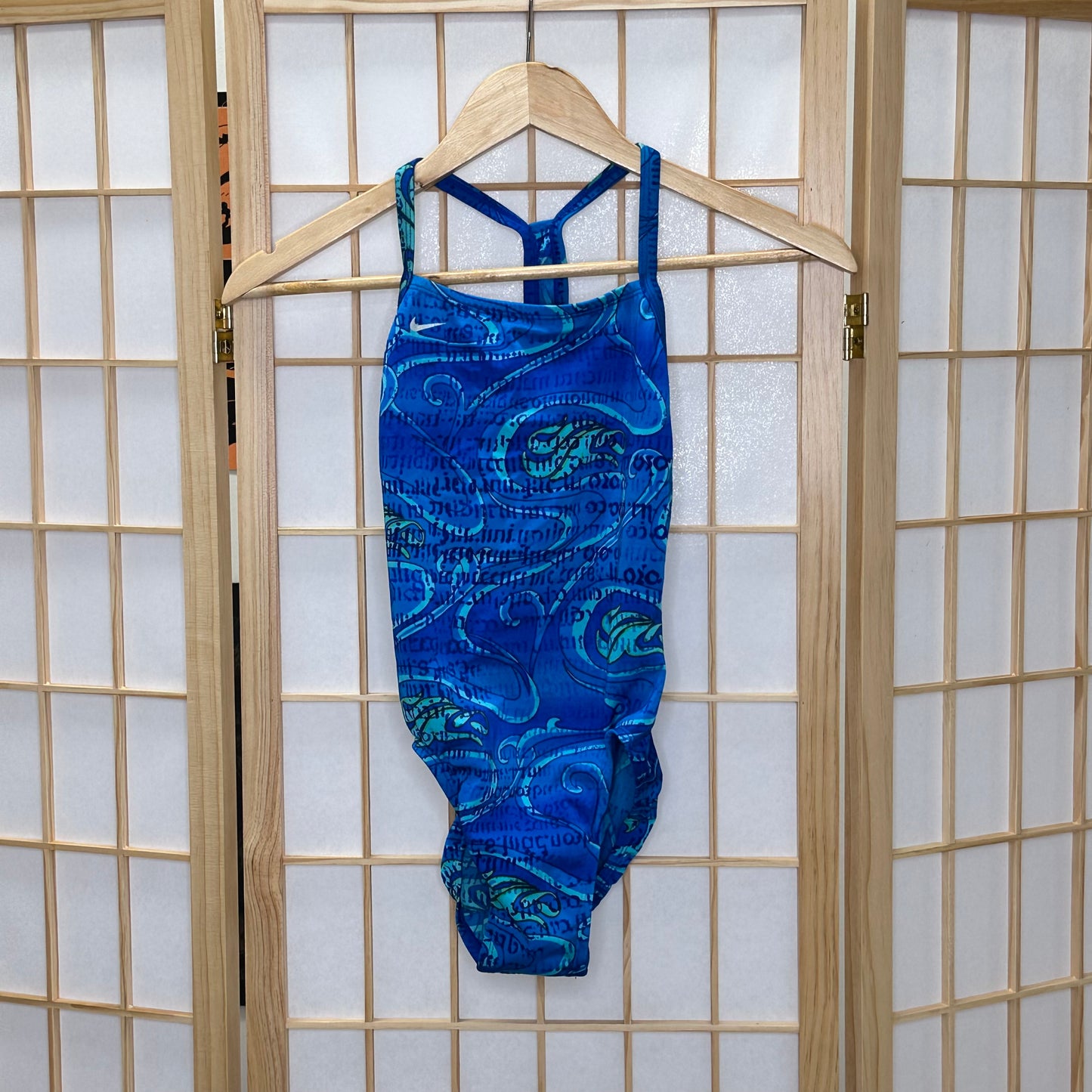 Nike Vintage Swimsuit Blue New (Women's 4)