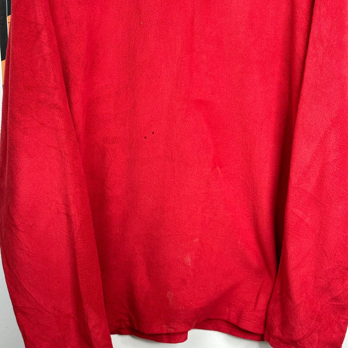 The North Face Red Fleece 1/4 Zip (XL)