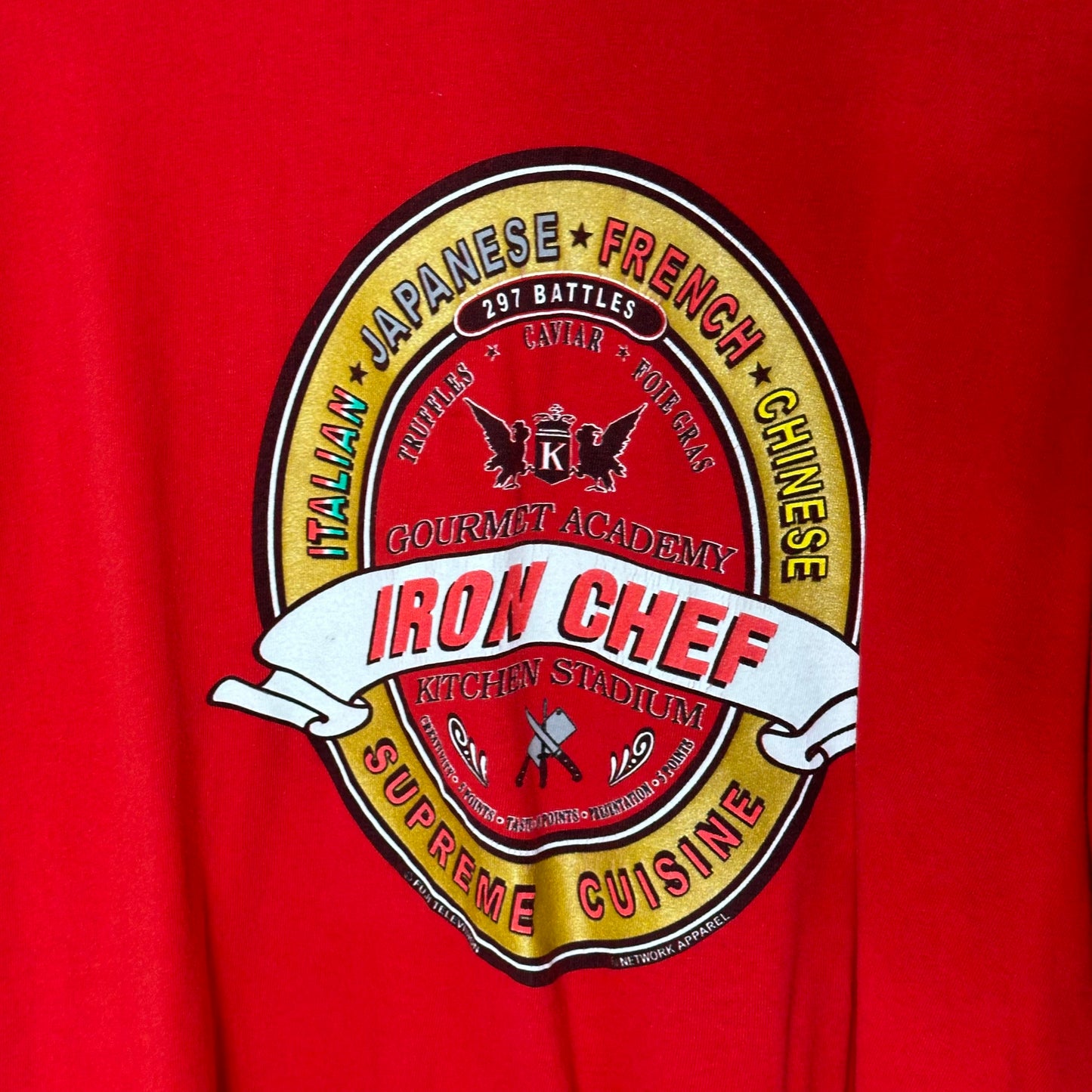 Vintage Iron Chef Red Tee (XL)