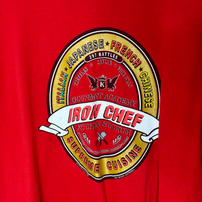 Vintage Iron Chef Red Tee (XL)