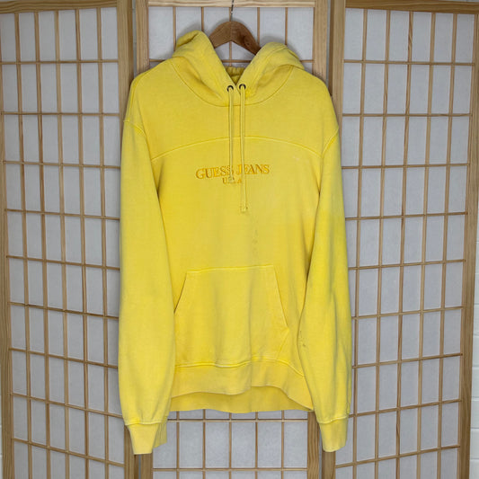 Guess Jeans Farmers Market Yellow Hoodie (XL)