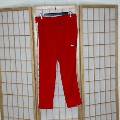 Nike Red Embroidered Swoosh Trackpants (Womens Medium)