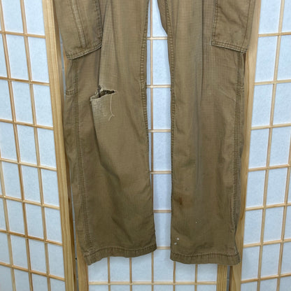 Carhartt Rip Stop Bone Cargos (36 X 34)