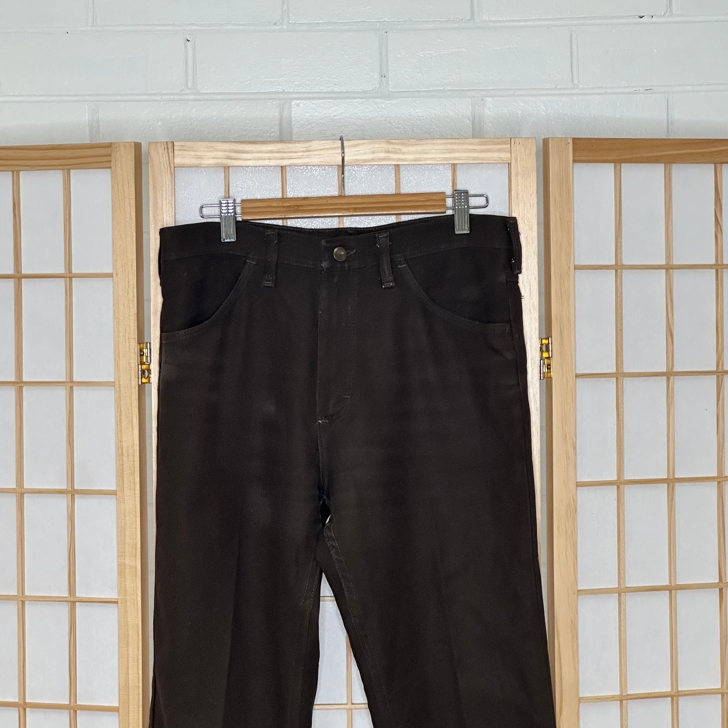 Wrangler Brown Work Pants (33 x 32)