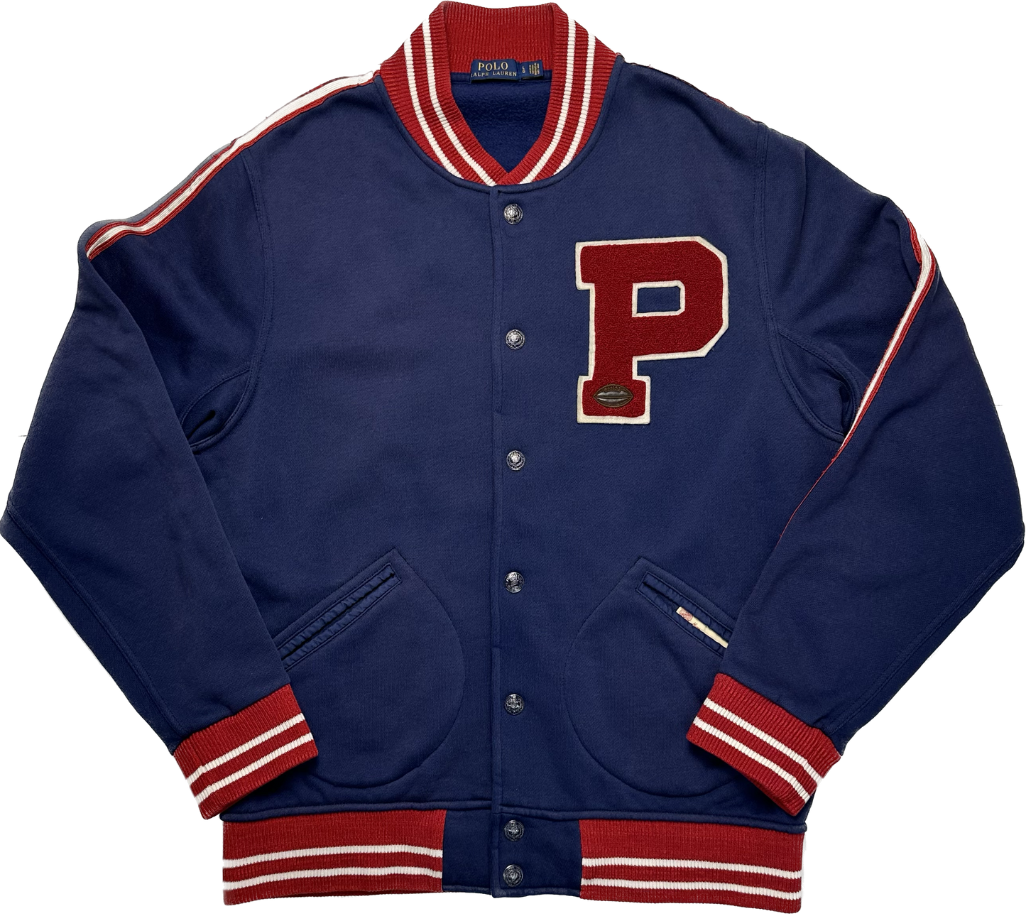 Polo Ralph Lauren New York Varsity Jacket Navy (Large)