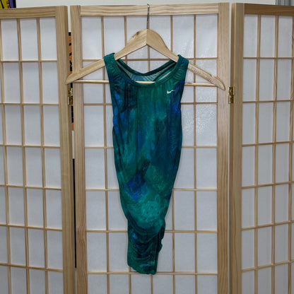 Nike Vintage Swimsuit Green New (Women's 7/8)