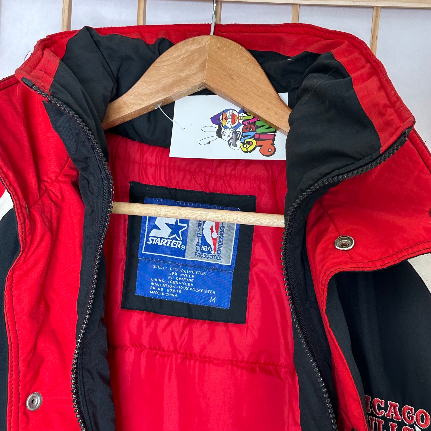 Vintage Chicago Bulls Starter Oversized Jacket (M)