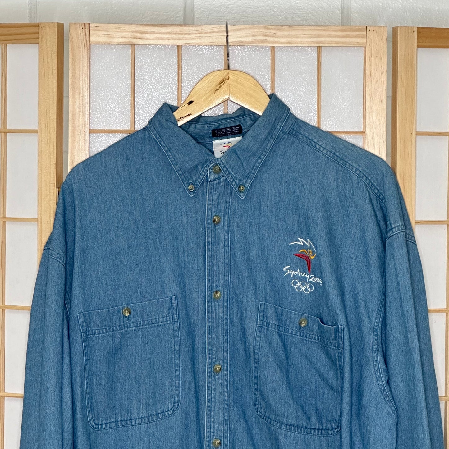 Sydney 2000's Olympics Denim Shirt (XL)