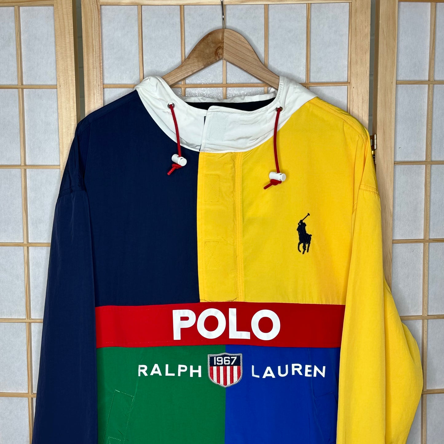 Ralph Lauren Colour Block Windbreaker Jacket New (M)