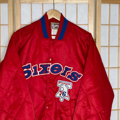 Vintage Philadelphia Sixers Bomber Jacket (M)