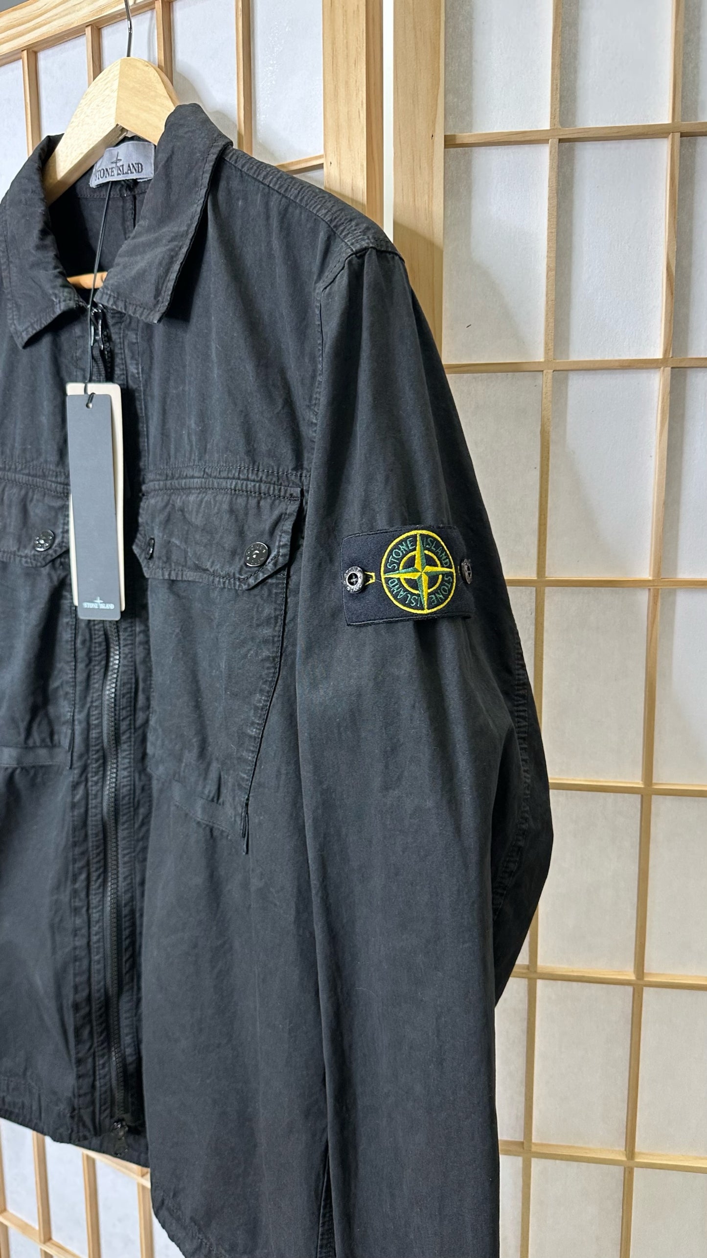 Stone Island Black Overshirt New