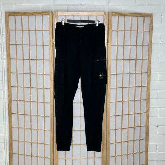 Stone Island Black Track Pants (M)