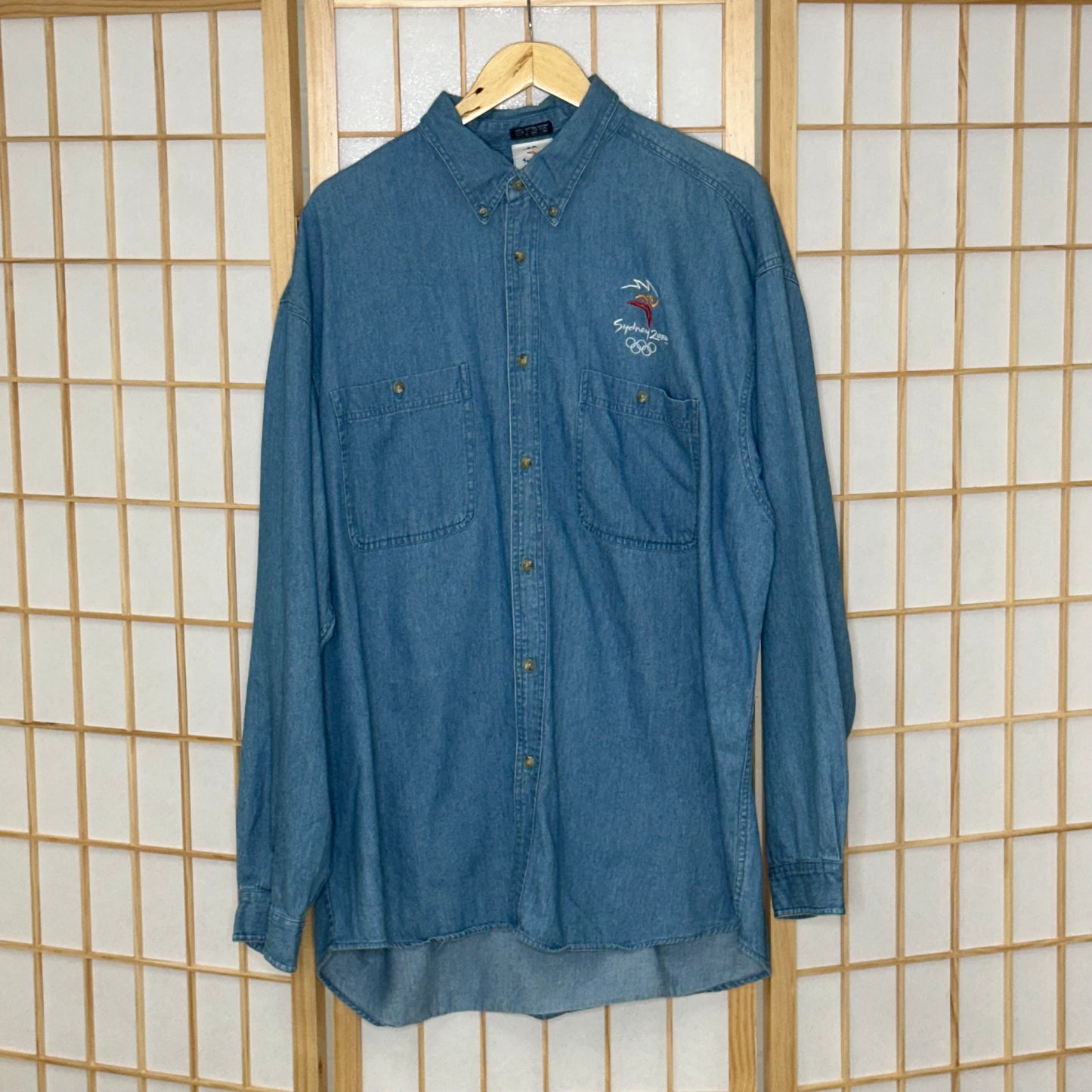 Sydney 2000's Olympics Denim Shirt (XL)