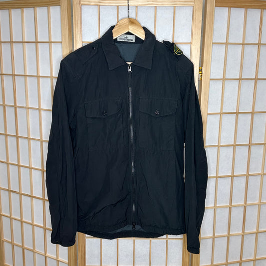 Stone Island Black Naslan Light Overshirt (M)