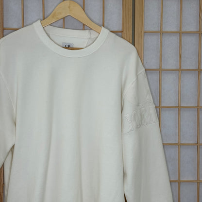 CP Company White Crewneck New (M)