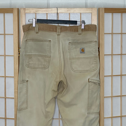 Carhartt Bone Double Knee Cargos (34 X 30)