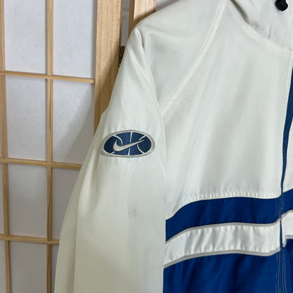 Nike Blue & White Basketball Jacket (Youth M)