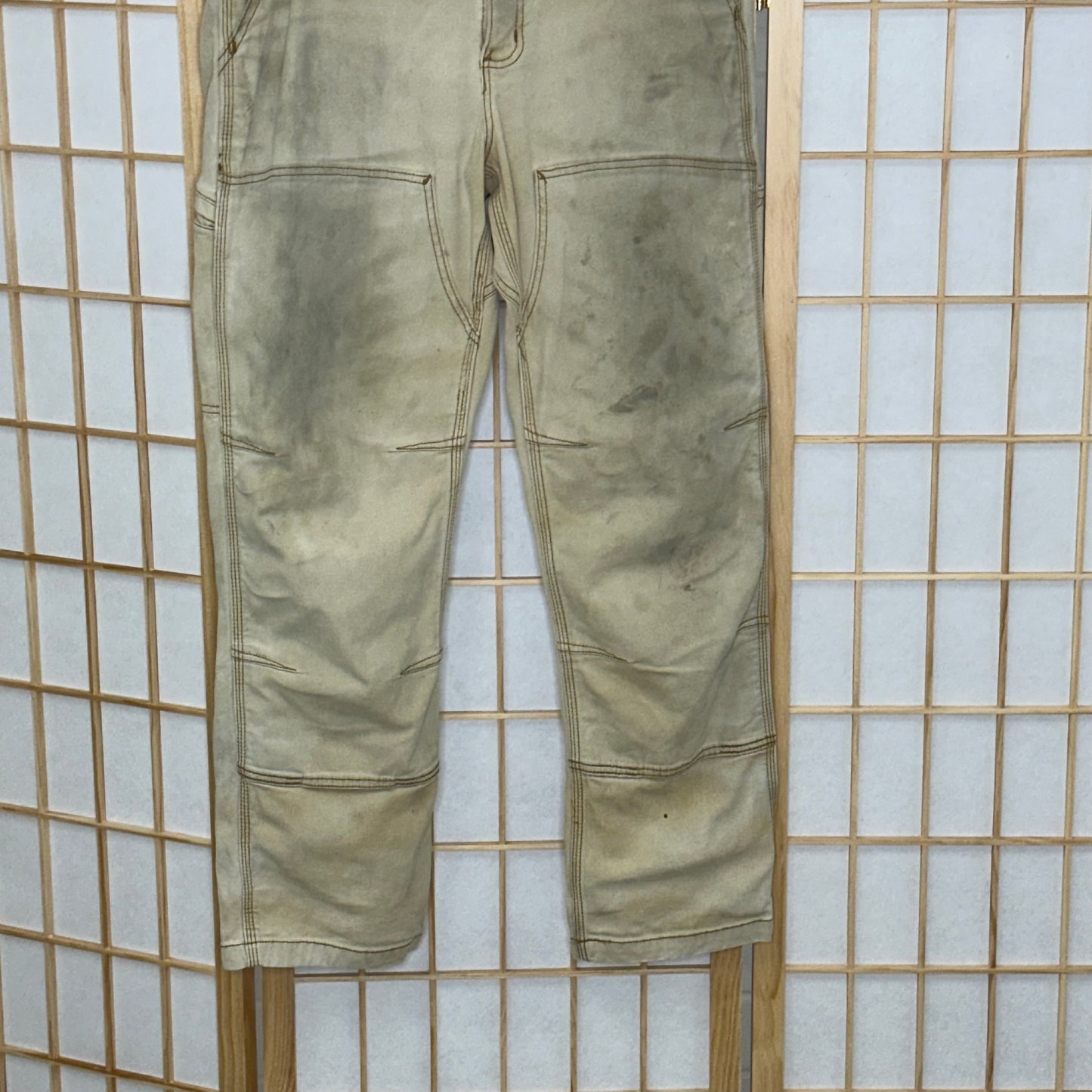 Carhartt Bone Double Knee Cargos (34 X 30)