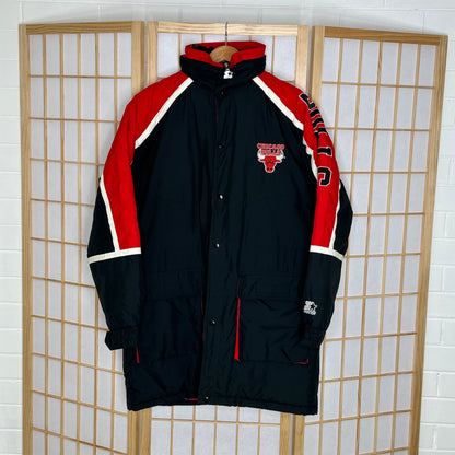 Vintage Chicago Bulls Starter Oversized Jacket (M)