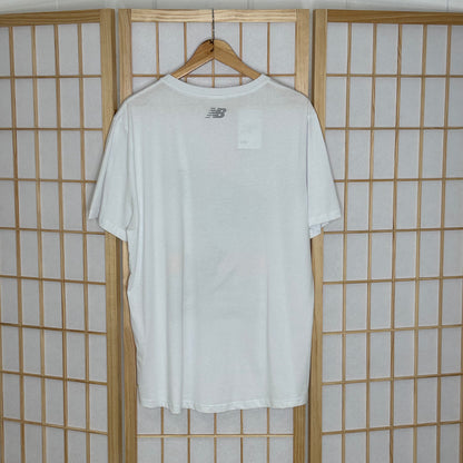 New Balance White Running Tee (XL)