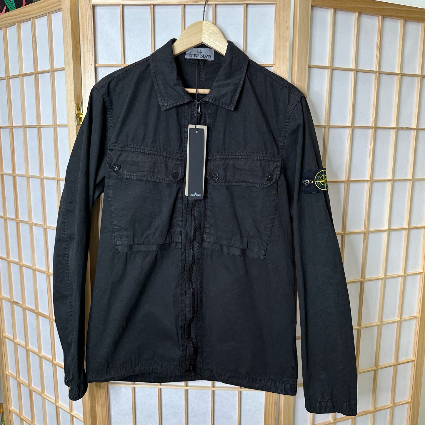 Stone Island Black Overshirt New