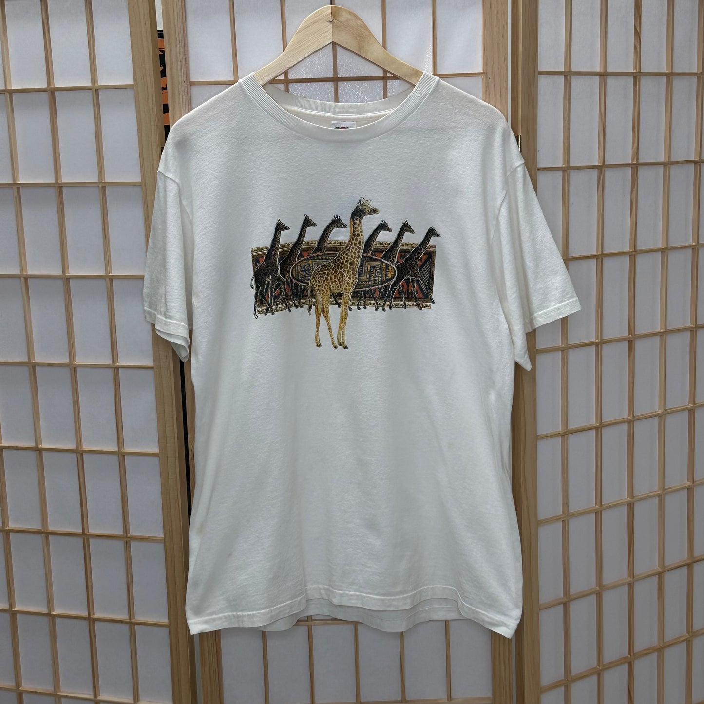 Giraffe Tee White (XL)