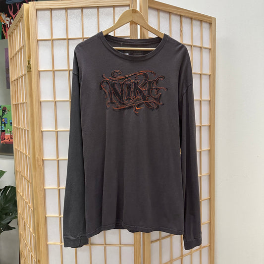 Nike Embroidered Washed Grey Longsleeve (L)