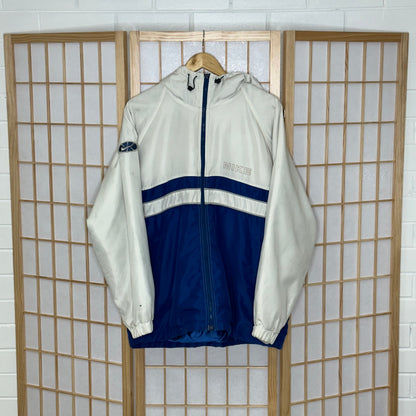 Nike Blue & White Basketball Jacket (Youth M)