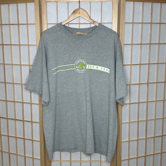 Converse Grey Spellout Tee (L)