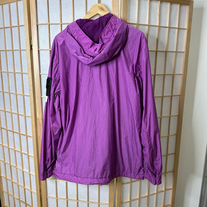 Stone Island NY Crinkle Reps Jacket Purple New (XXL)