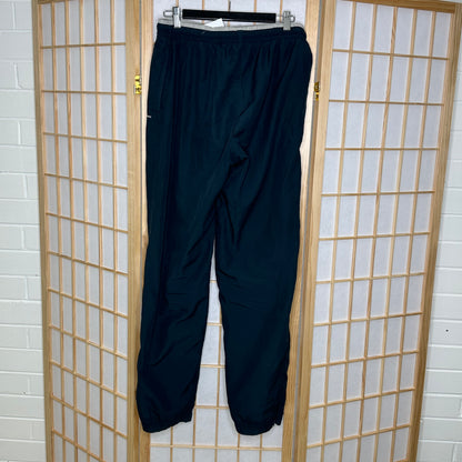 Sergio Tacchini Navy Spellout Trackpants (32)